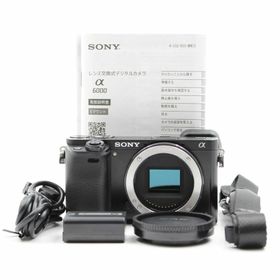 ソニー(SONY)の■シャッター数1178枚！新品同様■ SONY α6000 ILCE-6000(ミラーレス一眼)