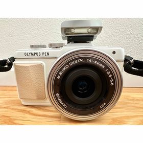 オリンパス(OLYMPUS)のOLYMPUS PEN E-PL7 14-42 EZ レンズキット WHITE(ミラーレス一眼)