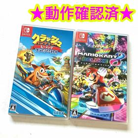 ニンテンドースイッチ(Nintendo Switch)のクラッシュ・バンディクーレーシング ブッとびニトロ! マリオカート8 デラックス(家庭用ゲームソフト)