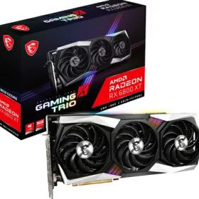 【中古】 MSI Radeon RX 6800 XT GAMING X TRIO 16G