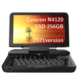 [正規代理店/セット品] GPD MicroPC 2021 6インチ ノートパソコン [Win10 Pro/Cerelon N4120/8GB/256GB/RS232C/LAN/Type-C*1/USB*3/microSDXC] (ブラック)