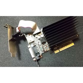 美品 GT730 1GB DDR3 64B CRT DVI HDMI(PCパーツ)