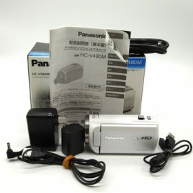 パナソニック(Panasonic)の■良品■V480MS 32GB 高倍率90倍ズーム HC-V480MS-W(ビデオカメラ)