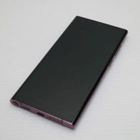 サムスン(SAMSUNG)の良品中古 Galaxy S22 Ultra SC-52C バーガンディ M222(スマートフォン本体)