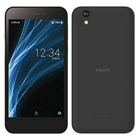 【中古】(並品) SoftBank SHARP AQUOS sense basic 32GB ブラック 702SH【安心保証90日/赤ロム永久保証】AQUOSsensebasic 本体 Android アンドロイド スマホ