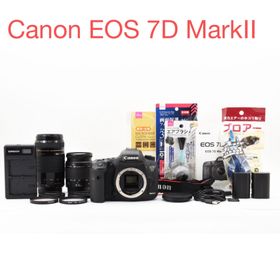 キヤノン(Canon)の保証付き☆Canon EOS 7D Mark II 標準&望遠ダブルレンズセット(デジタル一眼)