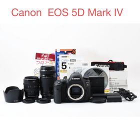キヤノン(Canon)の保証付き/Canon EOS 5D Mark IV標準&望遠ダブルレンズセット(デジタル一眼)