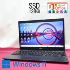 ★完動品 SSD128GB★U938/S Webカメラ TypeC Bluetooth 高解像度 Celeron 3965U Win11 MS Office 中古品 ノートPC★P79593