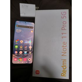 シャオミ(Xiaomi)の【値下げ交渉可能】Xiaomi Redmi Note 11 Pro 5G(スマートフォン本体)