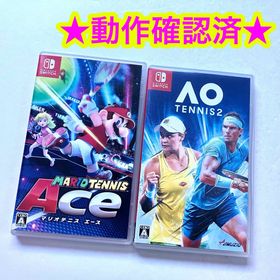 ニンテンドースイッチ(Nintendo Switch)の【テニス】switch AOテニス2 マリオテニス エース 2点セット(家庭用ゲームソフト)