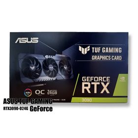 エイスース(ASUS)の【中古】ASUS グラフィックボード TUF-RTX3090-O24G(PCパーツ)