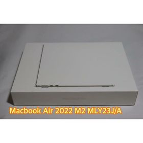 【美品】MacBook Air M2 2022 MLY23J/A (ノートPC)