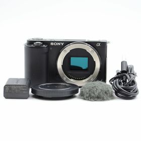 ソニー(SONY)の■シャッター数2099枚！新品同様■ SONY VLOGCAM ZV-E10 B(ミラーレス一眼)