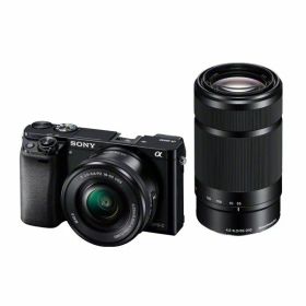 【中古】【1年保証】【美品】SONY α6000 ダブルズームキット PZ 16-50mm ＋ 55-210mm ブラック [ILCE-6000Y]