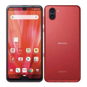 【中古】Bランク 【やや傷や汚れあり】SIMロック解除済み 元docomo SHARP AQUOS R3 SH-04L ラグジュアリーレッド ネットワーク利用制限〇(白ロム) 送料無料