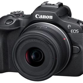 【送料無料】Canon 6052C011 ミラーレスカメラ EOS R100・RF-S18-45 IS STM レンズキット【在庫目安:お取り寄せ】| カメラ ミラーレスデジタル一眼レフカメラ 一眼レフ カメラ デジタル一眼カメラ