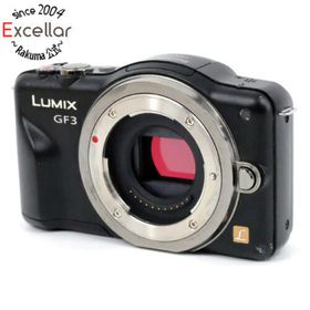 パナソニック(Panasonic)のPanasonic LUMIX DMC-GF3-K ボディ エスプリブラック 本体いたみ(デジタル一眼)
