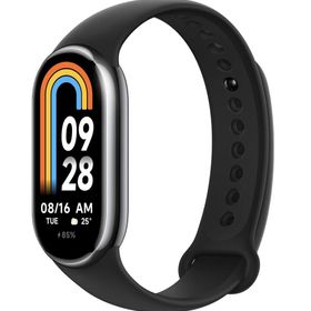 シャオミ(Xiaomi) 2色 ブラック ホワイト Smart Band 8 スマートウォッチ 進化したディスプレイ 16日間持続バッテリー クイックリリース構造 150種類スポーツモード 24時間健康管理 スマートバンド 着信通知・LINEアプリ通知 iPhone&Android対応