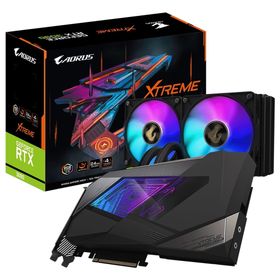 [14日間保証付き] グラフィックボード AORUS GeForce RTX 3090 XTREME WATERFORCE 24G [GV-N3090AORUSX W-24GD] (アウトレット未使用品) グラフィックボード