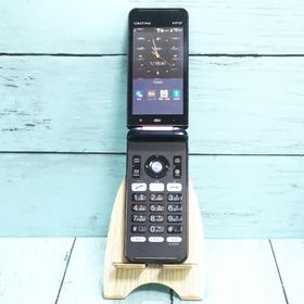 au KYOCERA GRATINA KYF37 ネイビーブラック 本体 白ロム SIMロック解除済み SIMフリー 018476