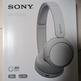 ソニー(SONY)のSONY ワイヤレスヘッドホン WH-CH520(W)(ヘッドフォン/イヤフォン)