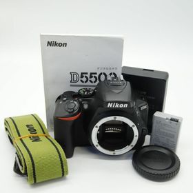 ニコン(Nikon)の【シャッター回数5500回】■ほぼ新品■D5500 ボディー ブラック(デジタル一眼)