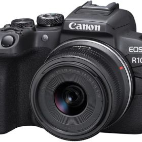 【送料無料】Canon 5331C008 ミラーレスカメラ EOS R10・18-45 IS STM レンズキット【在庫目安:お取り寄せ】| カメラ ミラーレスデジタル一眼レフカメラ 一眼レフ カメラ デジタル一眼カメラ