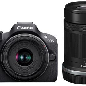 【送料無料】Canon 6052C021 ミラーレスカメラ EOS R100・ダブルズームキット【在庫目安:お取り寄せ】| カメラ ミラーレスデジタル一眼レフカメラ 一眼レフ カメラ デジタル一眼カメラ