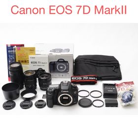 キヤノン(Canon)の一眼レフカメラ Canon EOS 7D MarkII トリプルレンズセット(デジタル一眼)