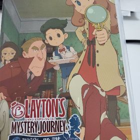 3DS レイトンミステリージャーニー　カトリーエイルと大富豪の陰謀　ポスター 3DS レイトンミステリージャーニー カトリーエイルと大富豪の