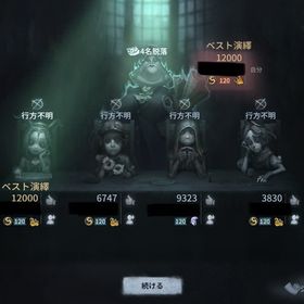 格安高勝率ハンター代行 ios限定 | 第五人格(Identity V)の代行、RMTの販売・買取一覧