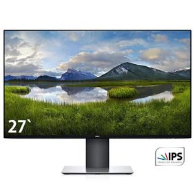 Dell モニターU2719D 27インチ QHD2560x1440 IPS DELL HDR InfinityEdgeフレームレス非光沢 高さ調整 回転 DP,HDMI,中古モニター 3ヶ月保証 送料無料