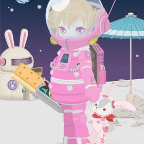 月面の宇宙服＆月面のヘルメット ピンク 2点セット | ニコッとタウン(ニコタ)のアカウントデータ、RMTの販売・買取一覧