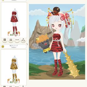 鬼さんコーデなど ☆鬼さんコーデ、鬼うち豆、カミナリ太鼓、鬼さんの金棒、カミナリアフロ | ニコッとタウン(ニコタ)のアカウントデータ、RMTの販売・買取一覧