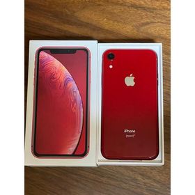 アイフォーン(iPhone)のiPhone XR(RED)(スマートフォン本体)
