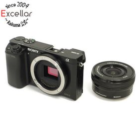 ソニー(SONY)のSONY α6000 パワーズームレンズキット ILCE-6000L/B 海外版(デジタル一眼)