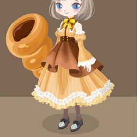 ワンコベーカリーの特製コロネ（奥手）甘党プリンドレス（シャンタル） | ニコッとタウン(ニコタ)のアイテム、RMTの販売・買取一覧