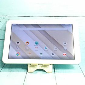 au Qua tab QZ10 KYT33 オフホワイトKYT33SWA [訳あり] 本体 白ロム SIMロック解除済み SIMフリー 410787
