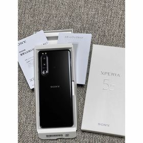 エクスペリア(Xperia)の【値下げ】Xperia 5 III SIMフリー XQ-BQ42 ブラック 美品(スマートフォン本体)
