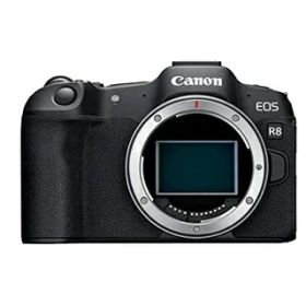 【中古】 Canon キヤノン ミラーレス一眼カメラ EOS R8 本体のみ RFマウント 24.2万画素 4K動画 DIGIC Xイメージプロセッサー 被写体検知 トラッキング コンパクト 軽量 スマホ接続 コンテンツクリエーター