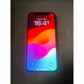 アイフォーン(iPhone)の中古 国内版 SIMフリー iPhone12 mini 64GB レッド色(スマートフォン本体)