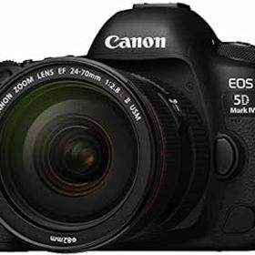 【中古】Canon デジタル一眼レフカメラ EOS 5D MarkIV レンズキット EF24-70 F2.8L II USM 付属 EOS5DM4-2470LIILK