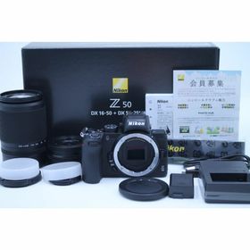 ニコン(Nikon)のシャッター回数1221回！Nikon Z50 ダブルズームキット(ミラーレス一眼)