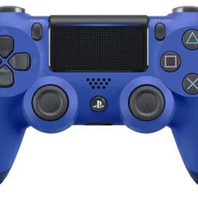 【新古品】 ワイヤレスコントローラー (DUALSHOCK 4) ウェイブ・ブルー (CUH-ZCT2J12)
