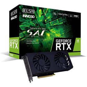エルザ GeForce RTX 3060 グラフィックスボード S.A.C/L GD3060-12GERSH VD7791