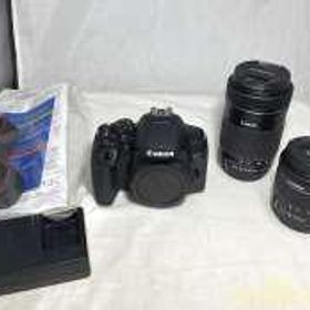 デジタル一眼レフカメラ ダブルズームキット ※取説欠品 EOS KISS X10I ※レンズ内フチ 曇り有り CANON