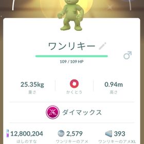 【色違い✨️】ダイマックス ワンリキー トレード | ポケモンGOのアカウントデータ、RMTの販売・買取一覧