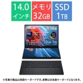 エイスース ASUS ASUS Zenbook DUO/14型×2/Core Ultra 9 285H/メモリ 32GB/SSD 1TB/Windows 11 Home/インクウェルグレー UX8406CA-U9321W