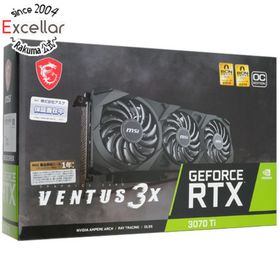 エムエスアイ(msi)の【新品(開封のみ・箱きず・やぶれ)】 MSI製グラボ GeForce RTX 3070 Ti VENTUS 3X 8G OC PCIExp 8GB(PCパーツ)