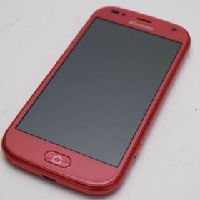 フジツウ(富士通)の超美品 F-42A らくらくスマートフォン ピンク M000(スマートフォン本体)